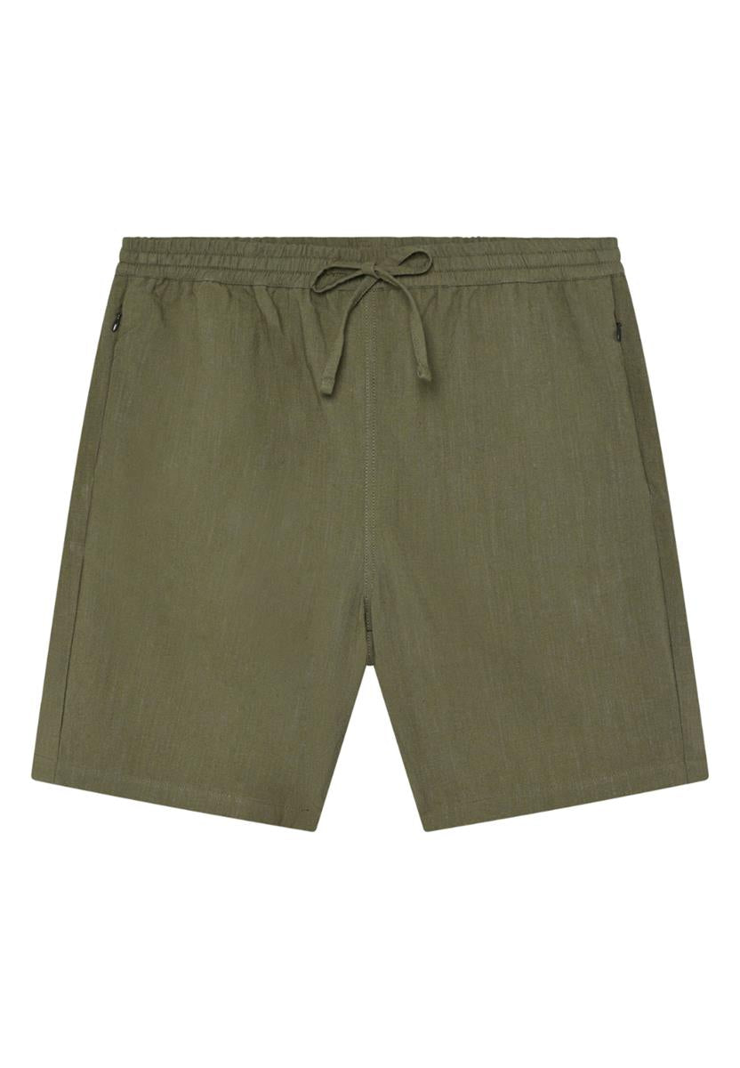 Fig Linen-Mix Shorts