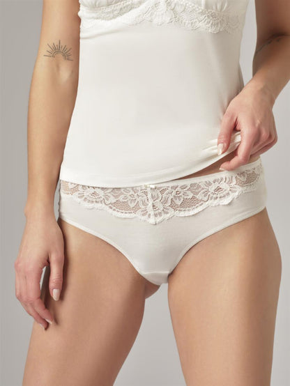 Jazz-Pants mit Spitze