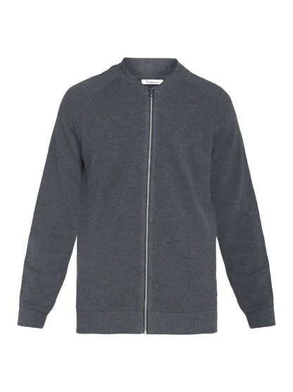 Knitted Zip Cardigan
