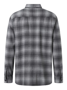 Loose Fit Checkered Flannel Shirt