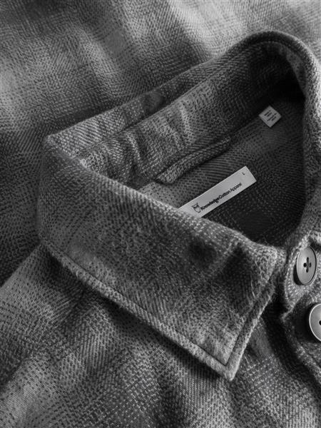 Loose Fit Checkered Flannel Shirt