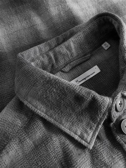 Loose Fit Checkered Flannel Shirt