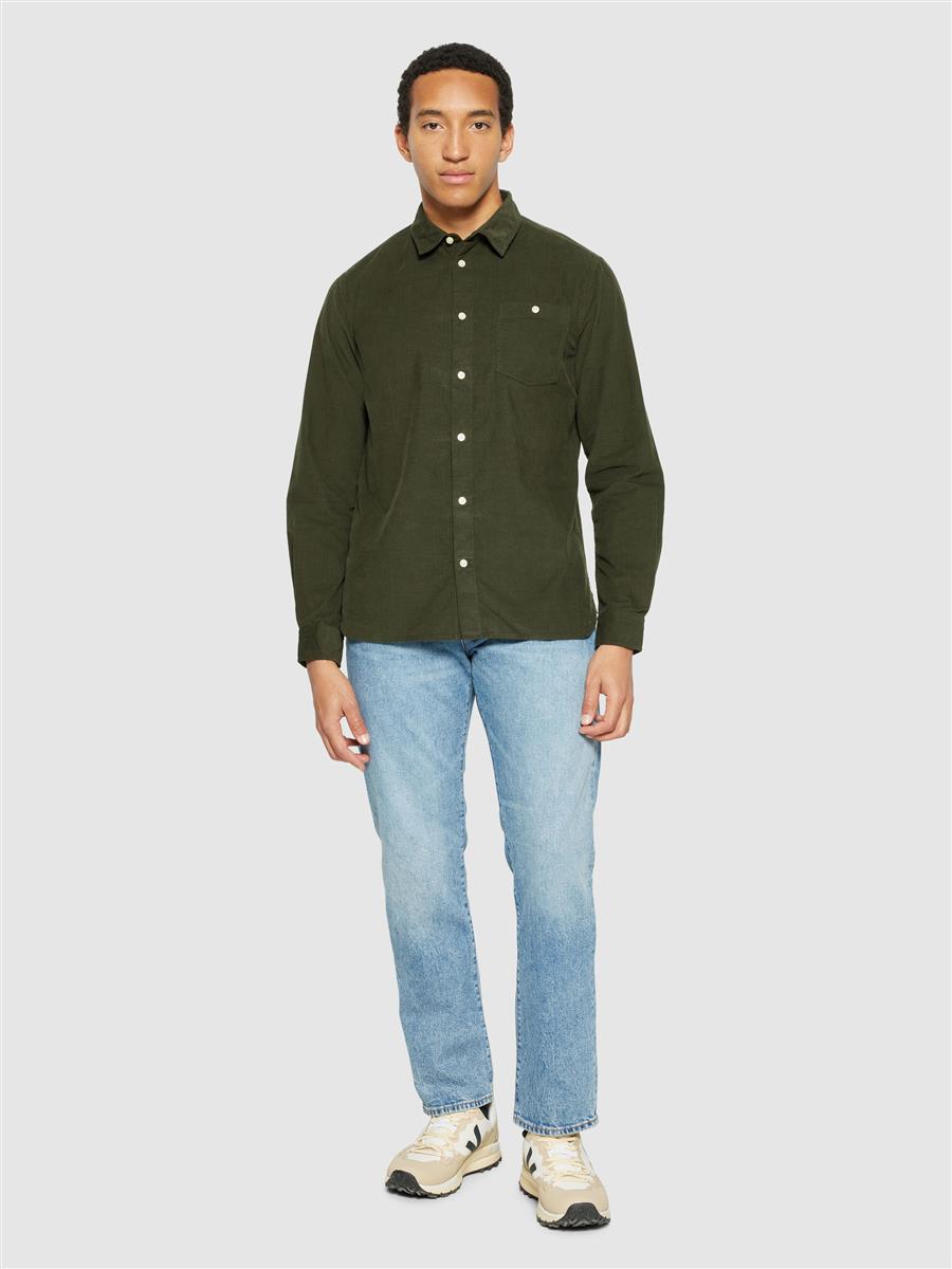 Regular Fit Corduroy Shirt