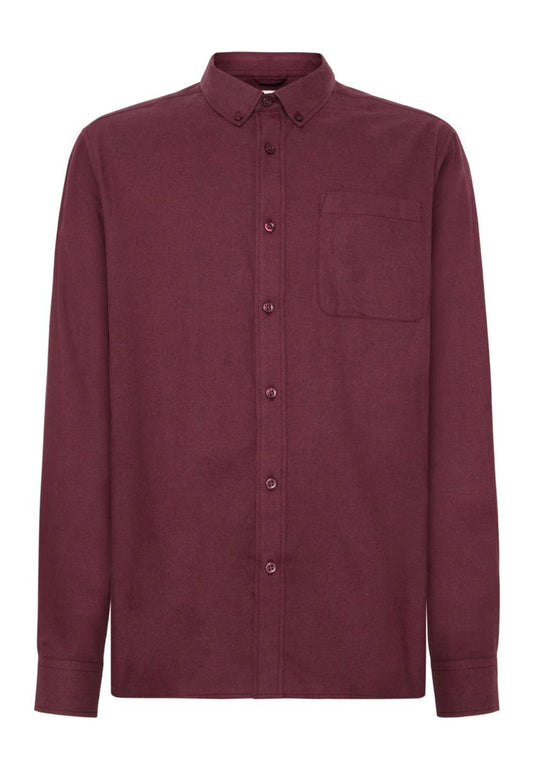Regular Fit Melangé Flannel Shirt