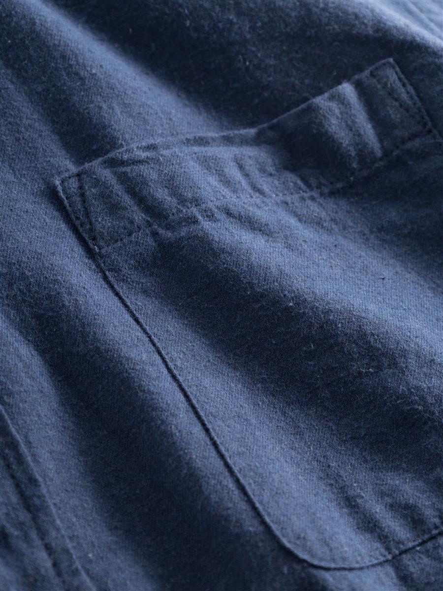 Regular Fit Melangé Flannel Shirt