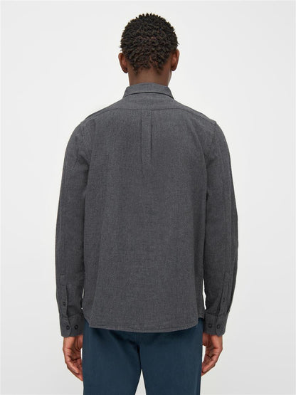 Regular Fit Melangé Flannel Shirt