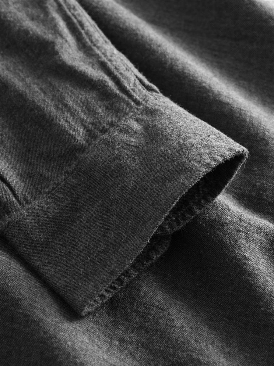 Regular Fit Melangé Flannel Shirt