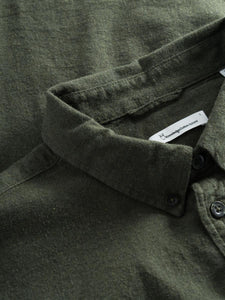 Regular Fit Melangé Flannel Shirt