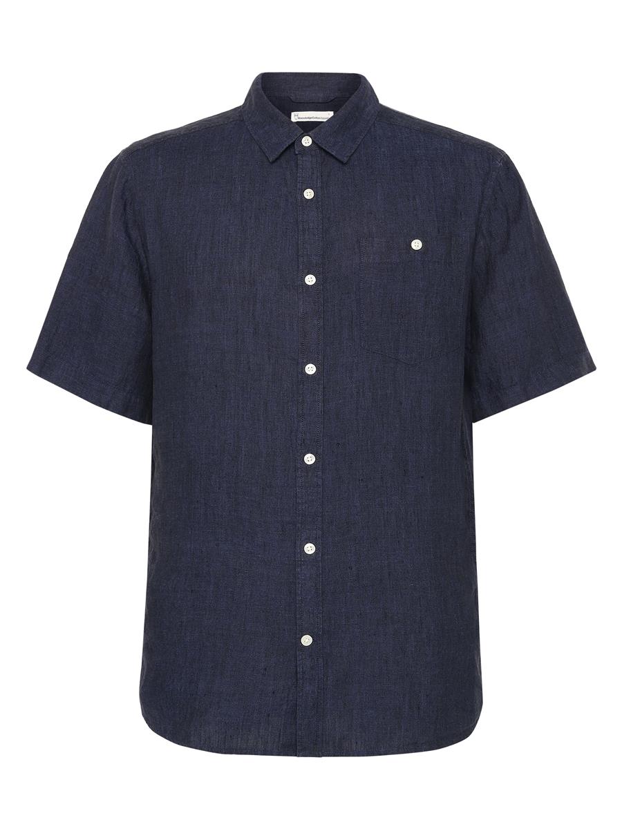 Regular Linen Short Sleeve Shirt