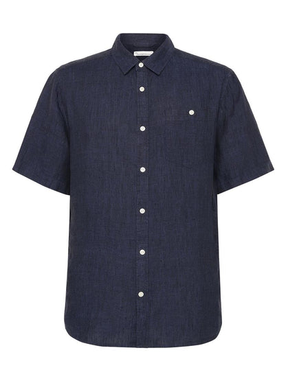 Regular Linen Short Sleeve Shirt