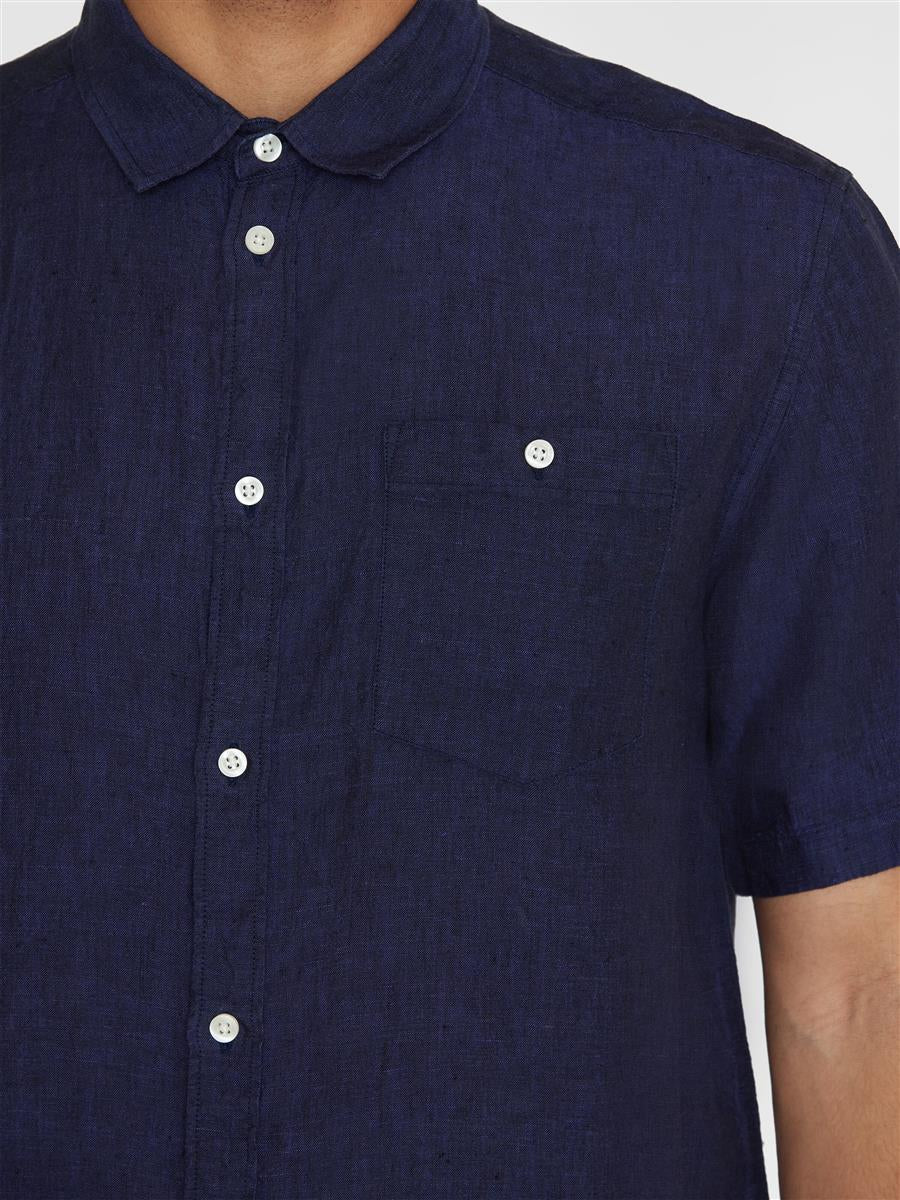 Regular Linen Short Sleeve Shirt