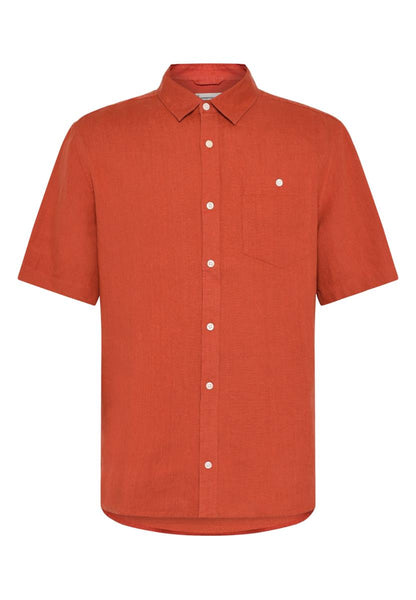Regular Linen Short Sleeve Shirt