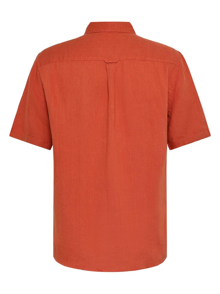 Regular Linen Short Sleeve Shirt