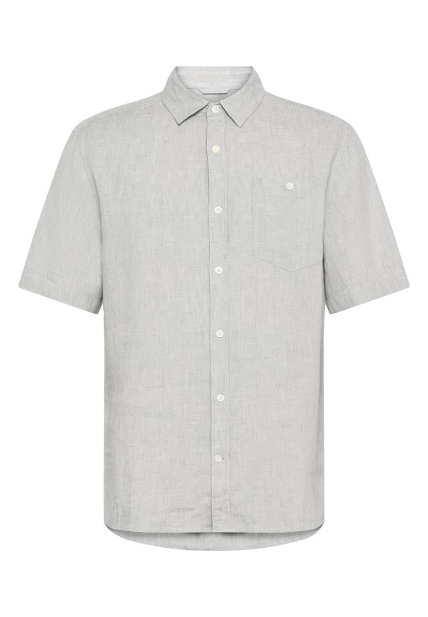 Regular Linen Short Sleeve Shirt
