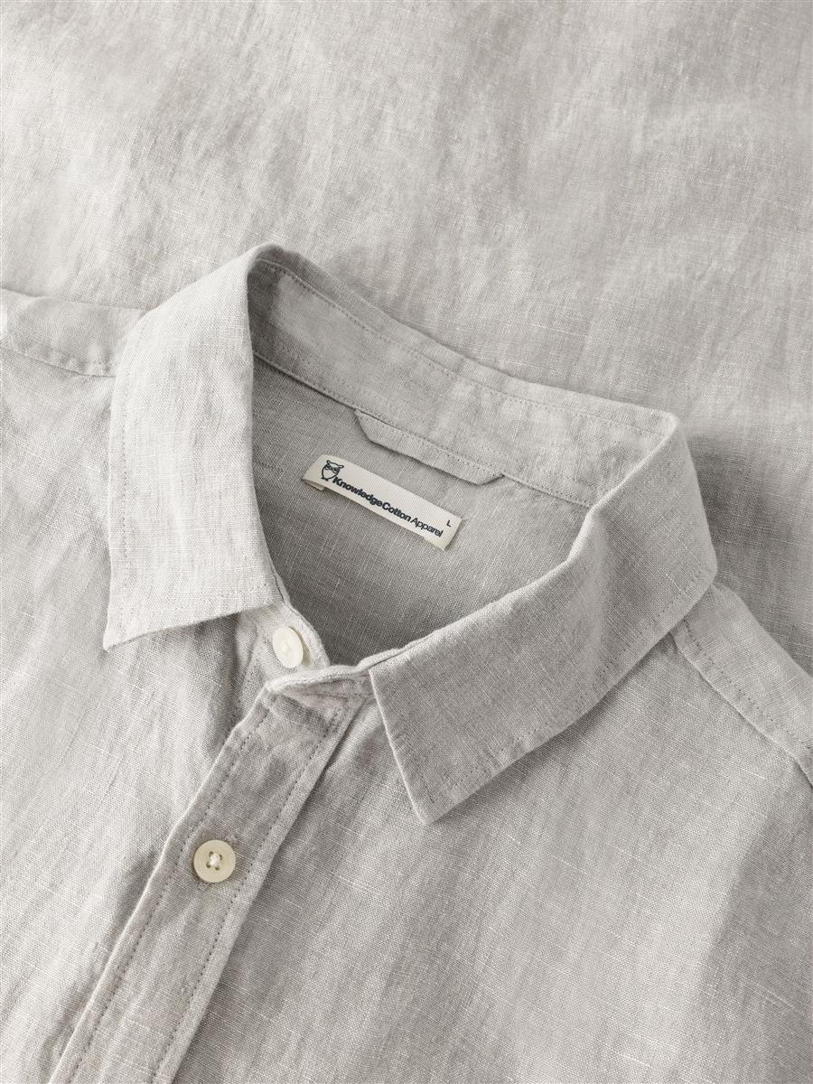 Regular Linen Short Sleeve Shirt