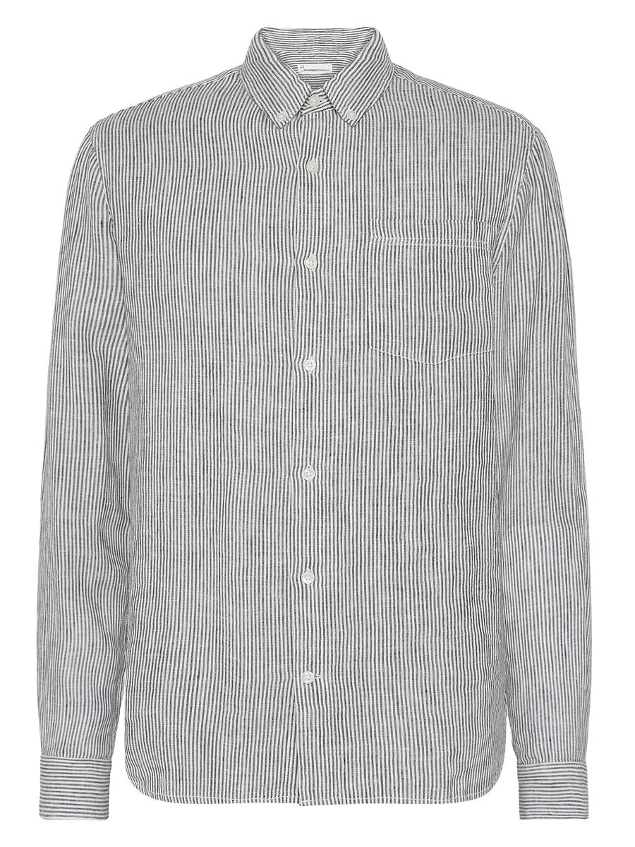 Regular Striped Linen Shirt