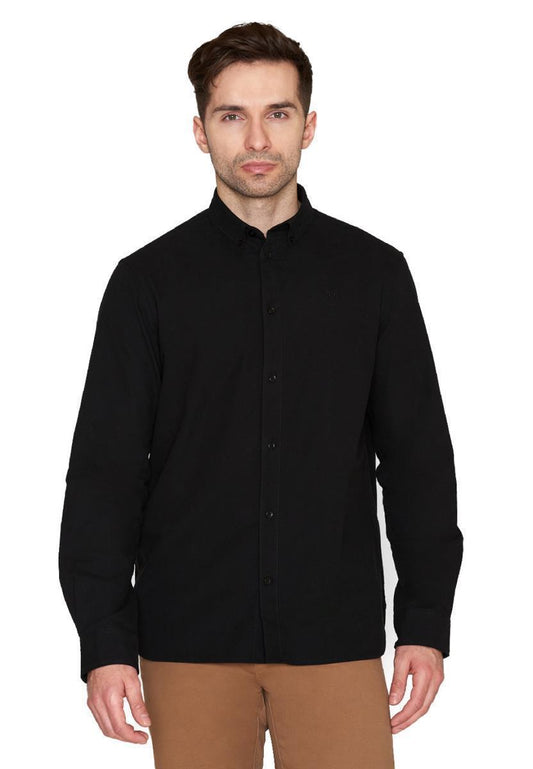 Harald Small Owl Oxford Regular Fit Shirt - Marlowe nature