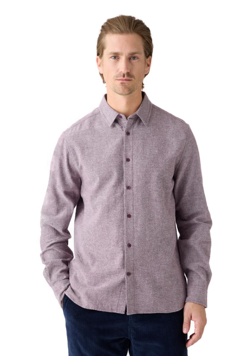 Regular Fit Heavy Twill Flannel Shirt