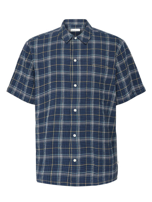 Box Fit Seersucker Short Sleeved Shirt