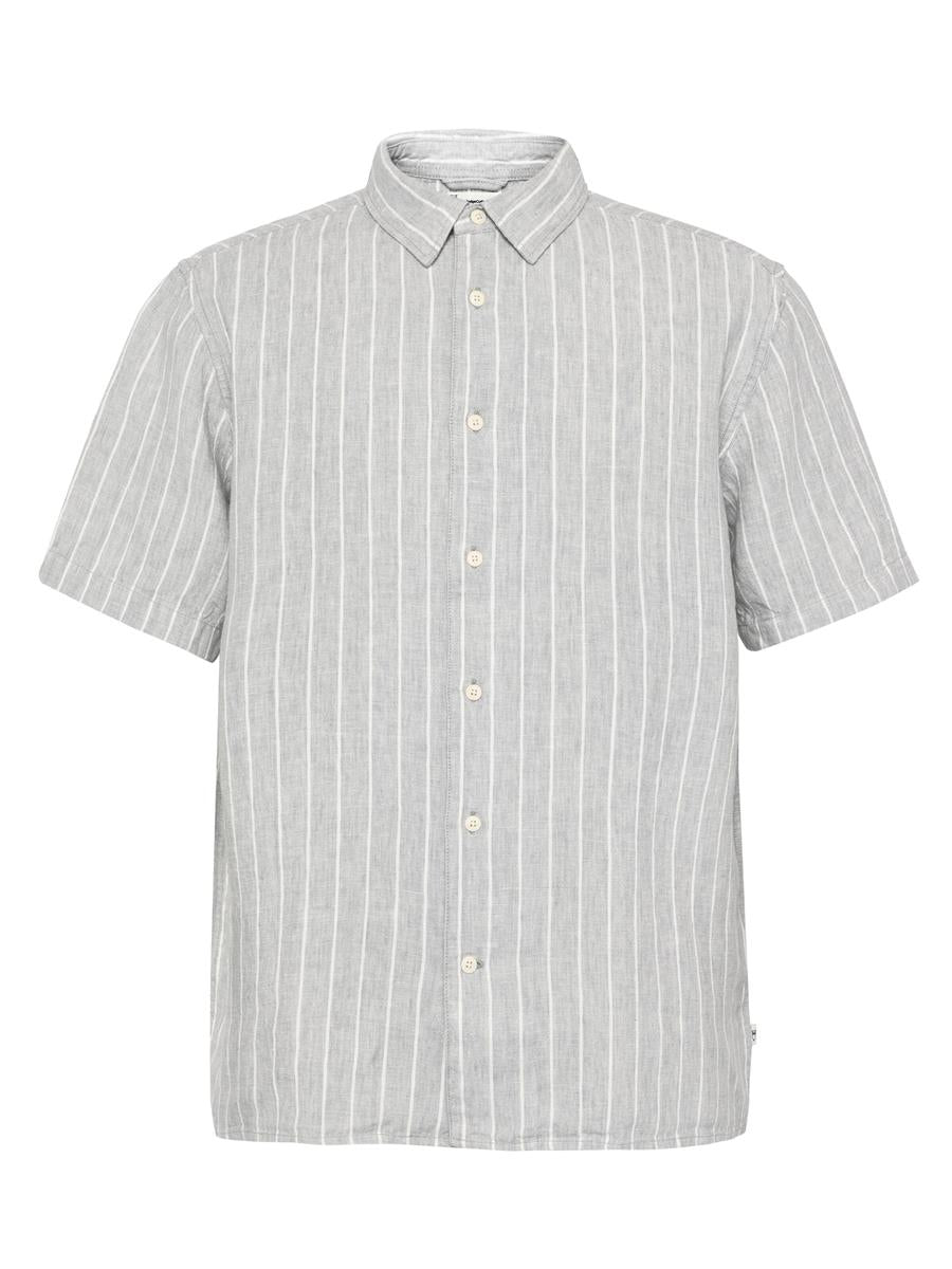 Organic Linen Striped Shirt