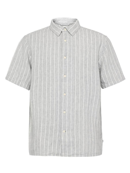Organic Linen Striped Shirt