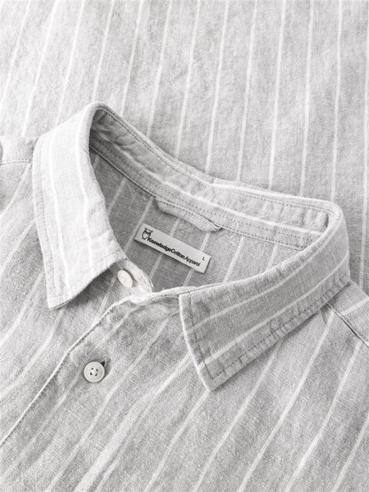 Organic Linen Striped Shirt