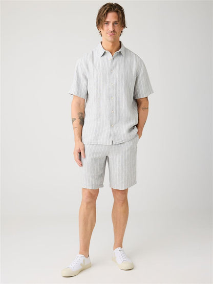Organic Linen Striped Shirt