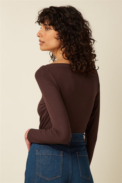 Marina Top Uni Rib