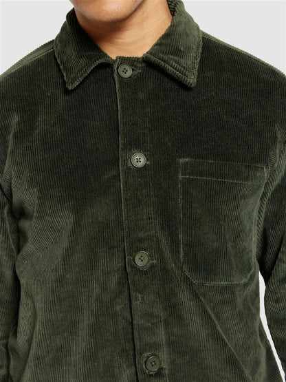 Stretched 8-Wales Corduroy Overshirt