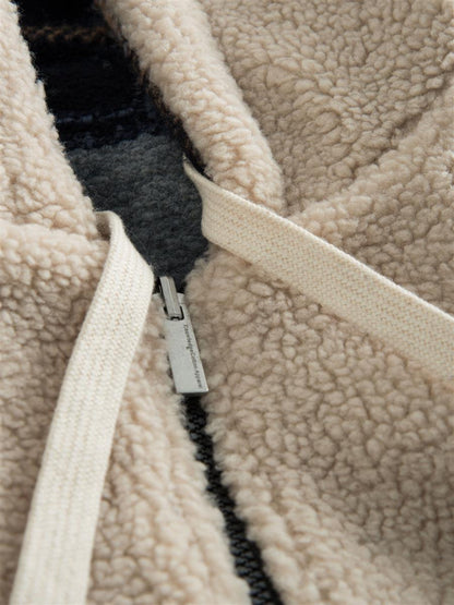 Teddy Reversable Zip Hood Jacket