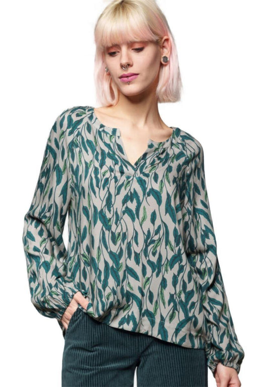 Leaf Raglanblouse