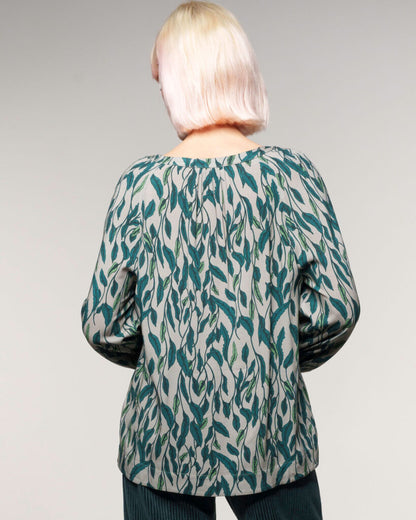 Leaf Raglanblouse