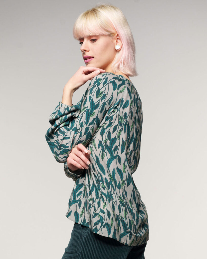 Leaf Raglanblouse