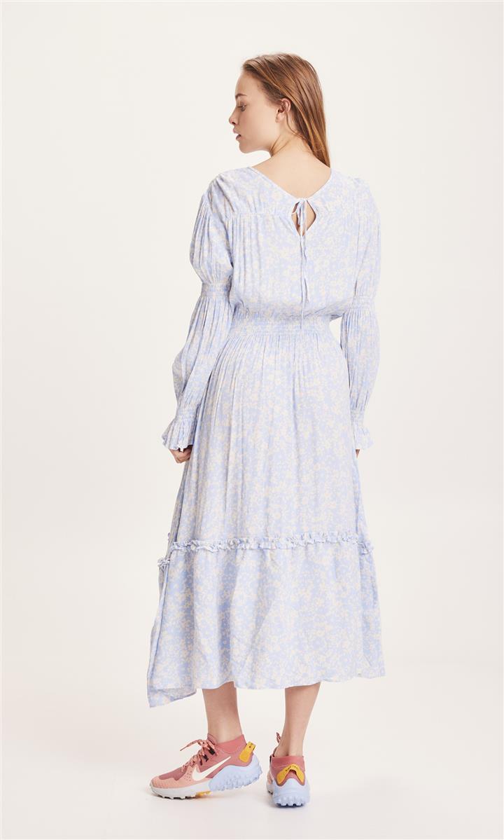 Fleur Lenzing™ Ecovero™ Smock Maxi Flower Dress