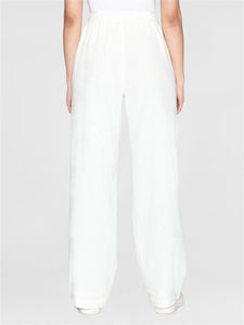 Posey Wide Mid-Rise Stripe Structure Pants
