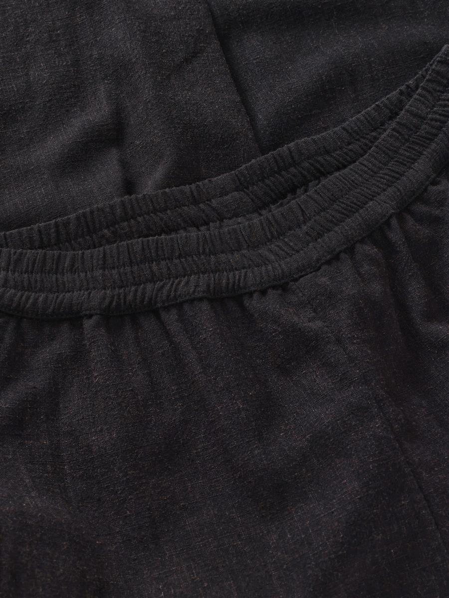 Posey Linen-Mix Pants