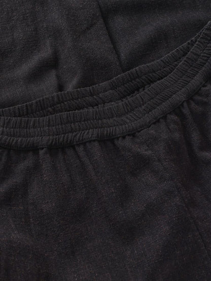 Posey Linen-Mix Pants
