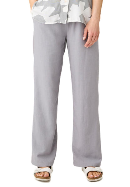 Posey Linen-Mix Pants