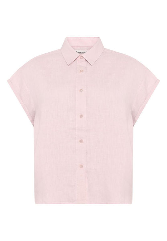 Aster Fold Up Short Sleeve Linen Shirt