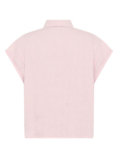Aster Fold Up Short Sleeve Linen Shirt