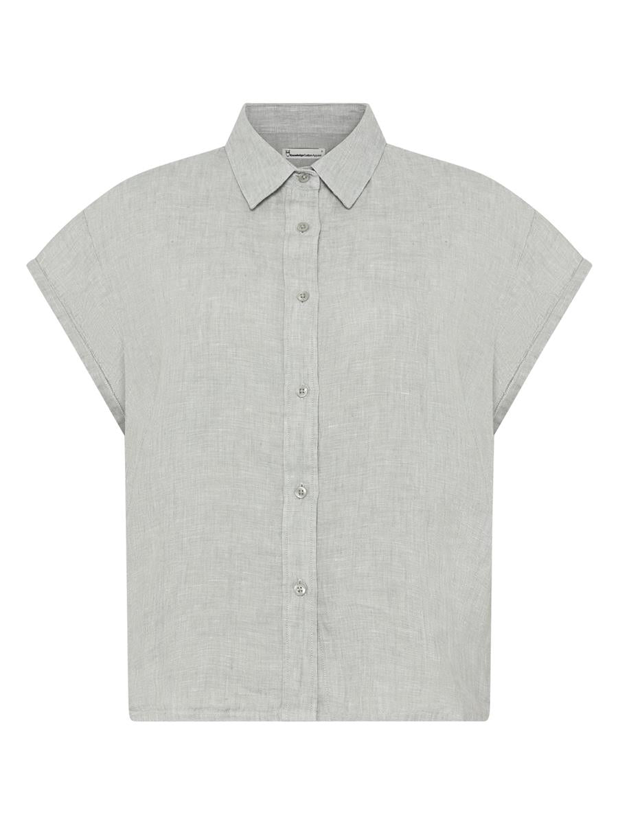 Aster Fold Up Short Sleeve Linen Shirt
