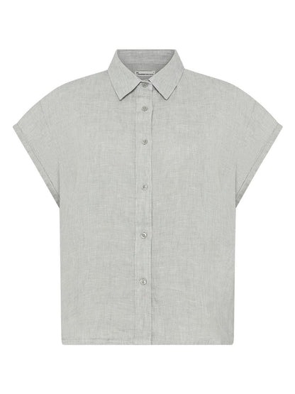 Aster Fold Up Short Sleeve Linen Shirt