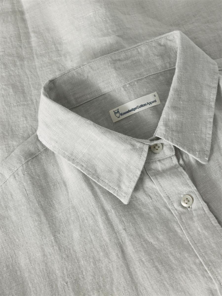 Aster Fold Up Short Sleeve Linen Shirt
