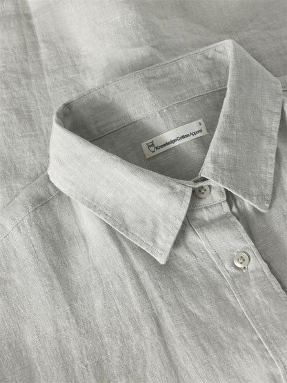 Aster Fold Up Short Sleeve Linen Shirt