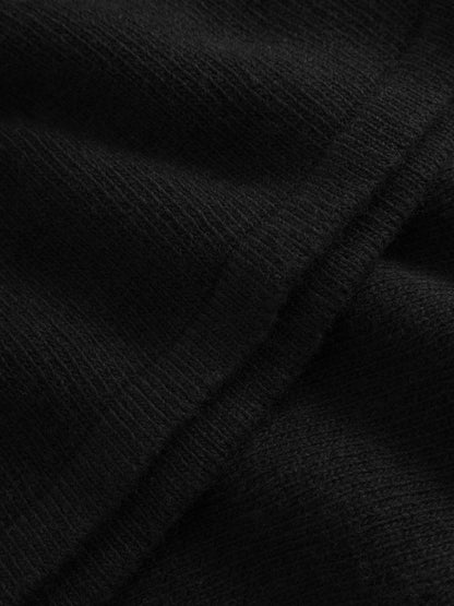 Wool Crew Neck Mid Lenght Dress