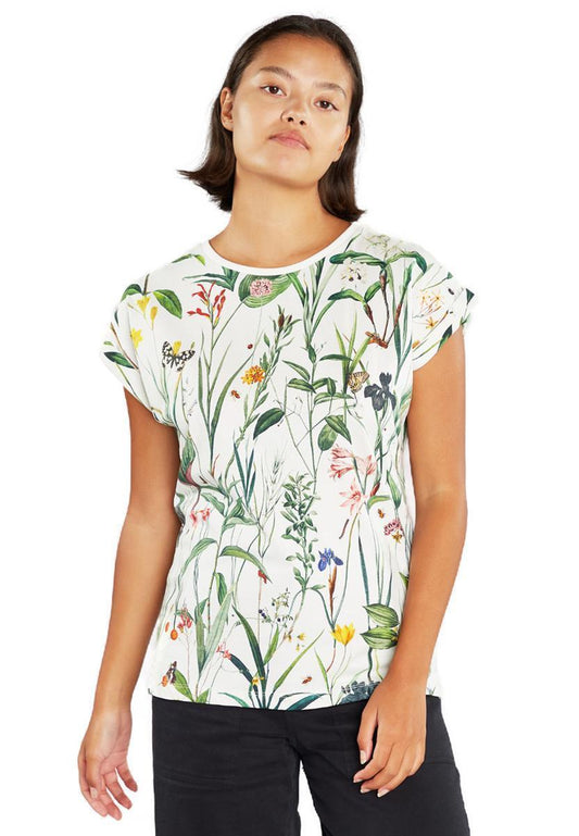 T-Shirt Visby Flower Field whisper