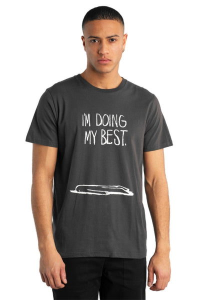 T-Shirt Stockholm Doing My Best Charcoal