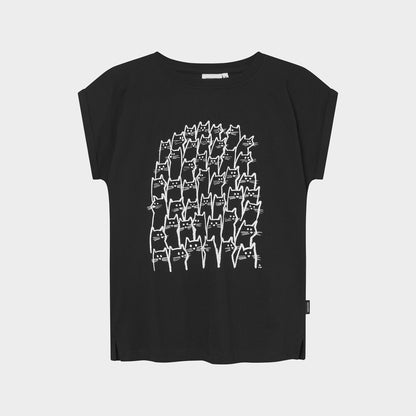 T-Shirt Visby Cat Crowd