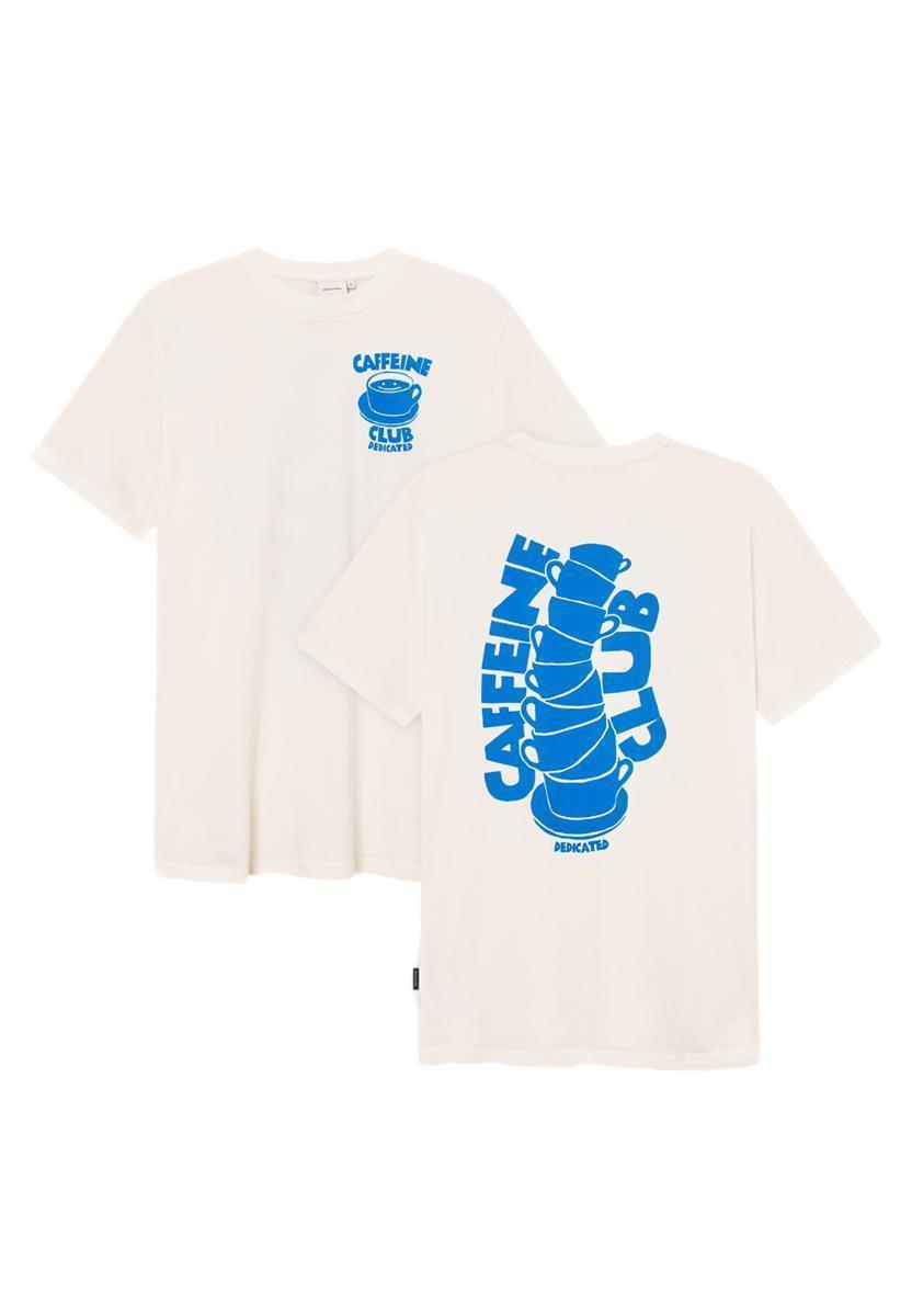 T-Shirt Stockholm Caffeine Club Off-White