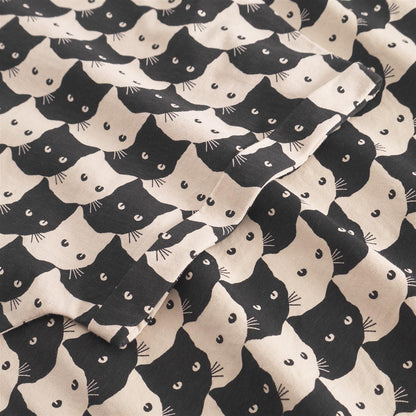 T-Shirt Visby Pepita Cats Oat White